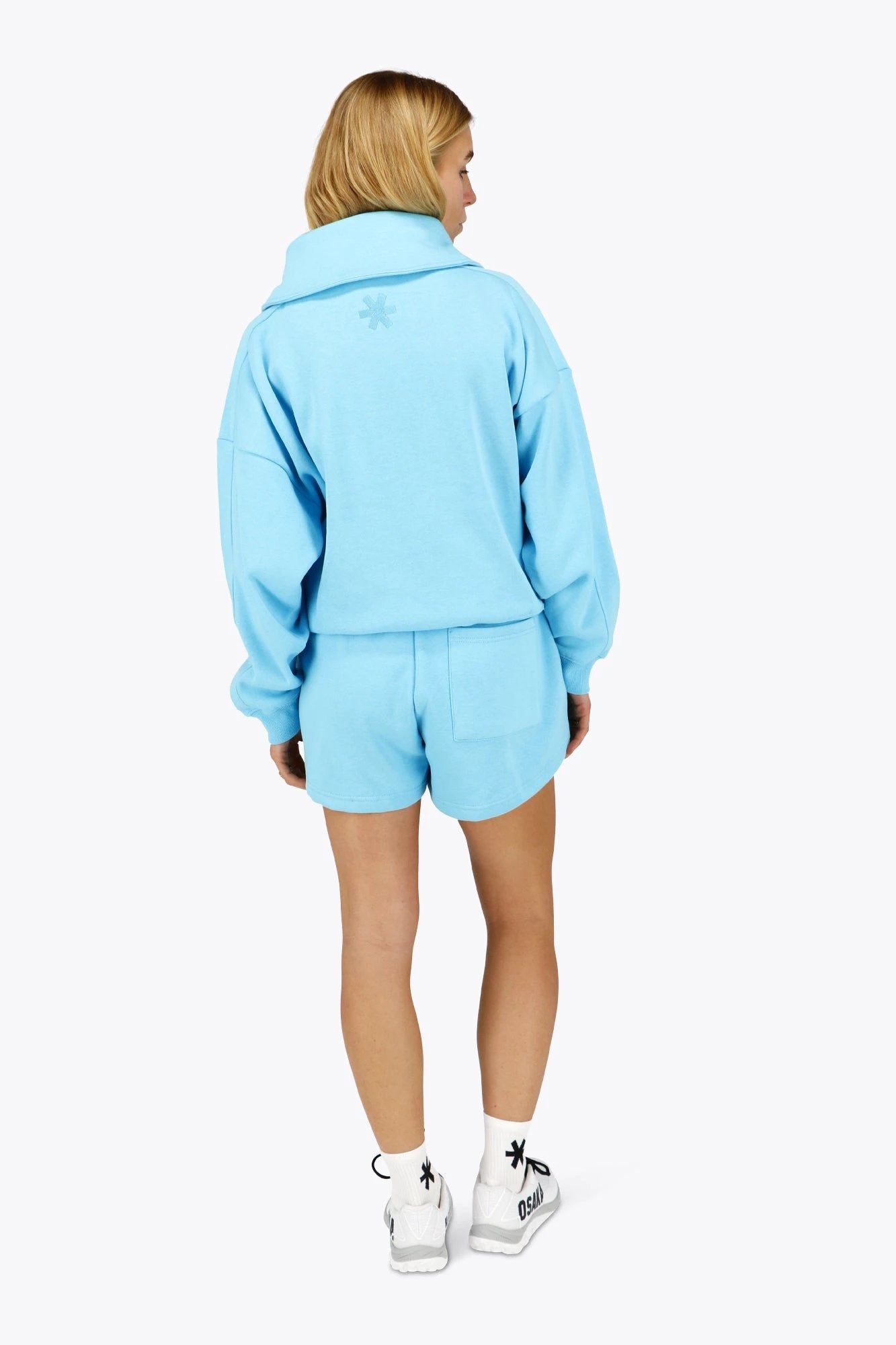 osaka-women-half-zip-sweater-felpa-donna-blue-topaz image 6