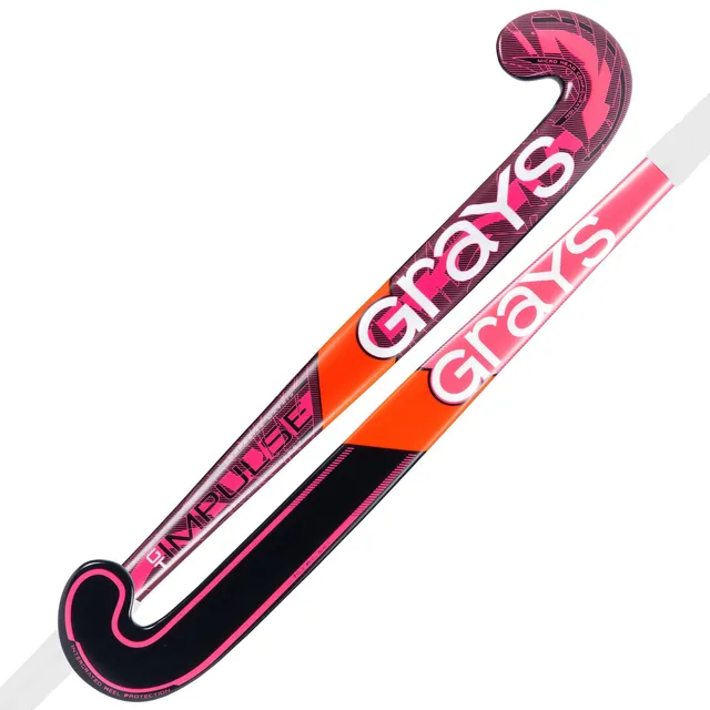 grays-impulse-gt-bastone-hockey-prato-junior-24-pollici-nero-rosa image 1