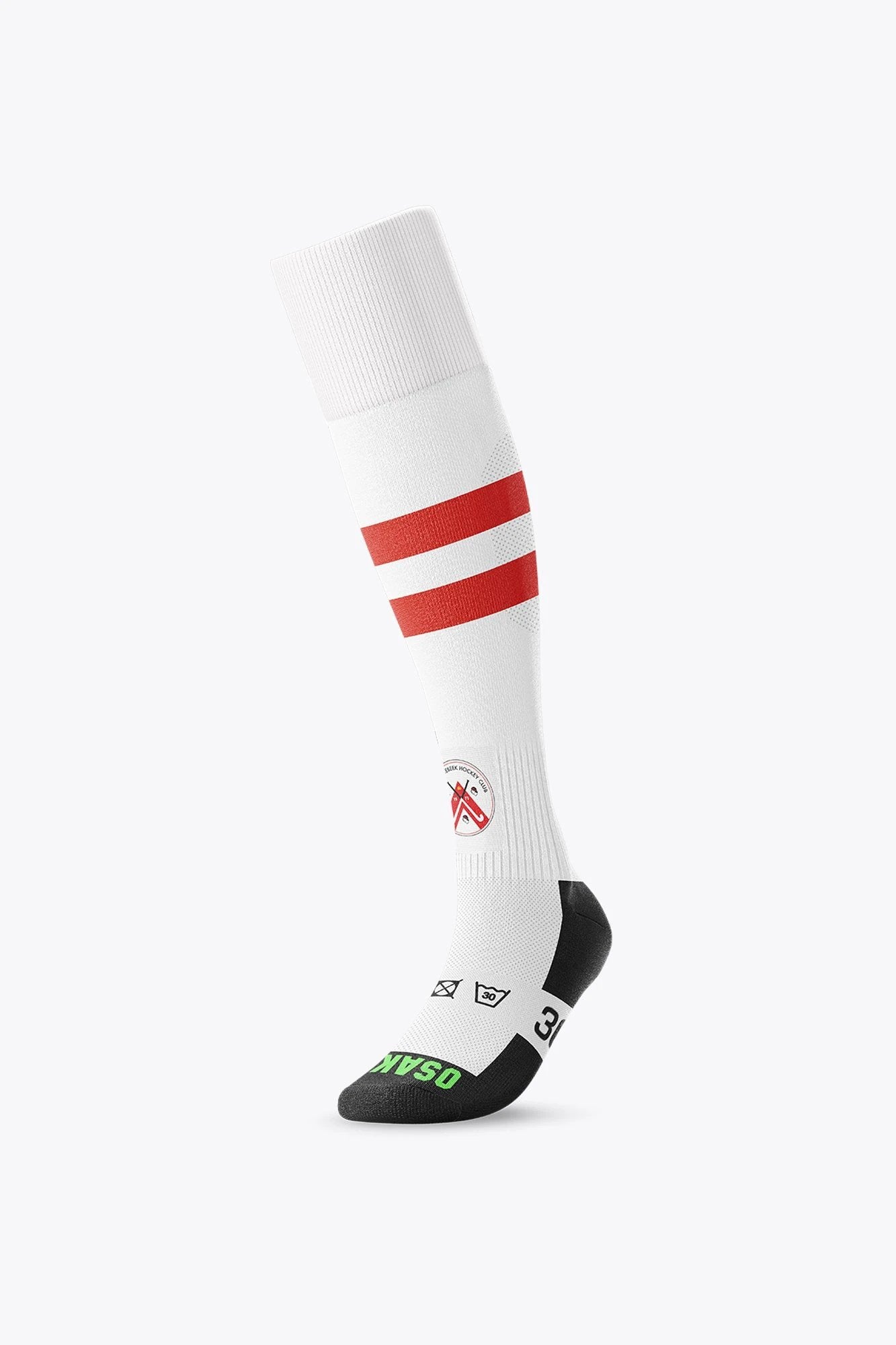 osaka-x-linkebeek-calze-hockey-bianco image 1