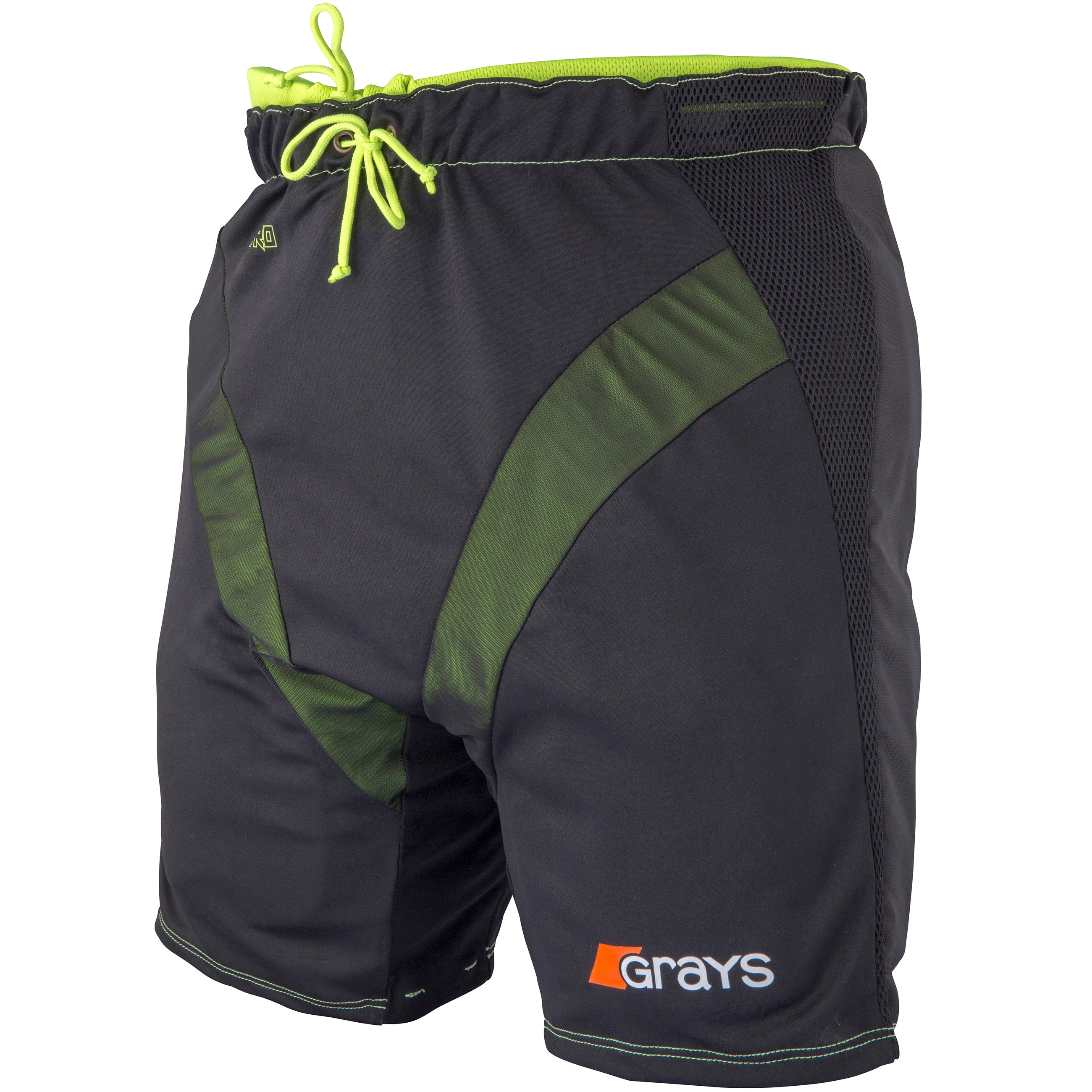 grays-nitro-overshorts-portiere-hockey-prato-nero-giallo-fluo image 1