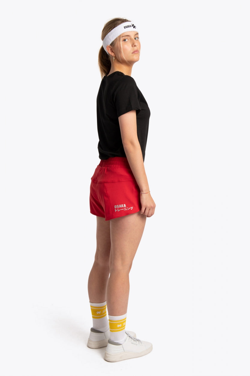 osaka-women-training-short-donna-rosso image 3