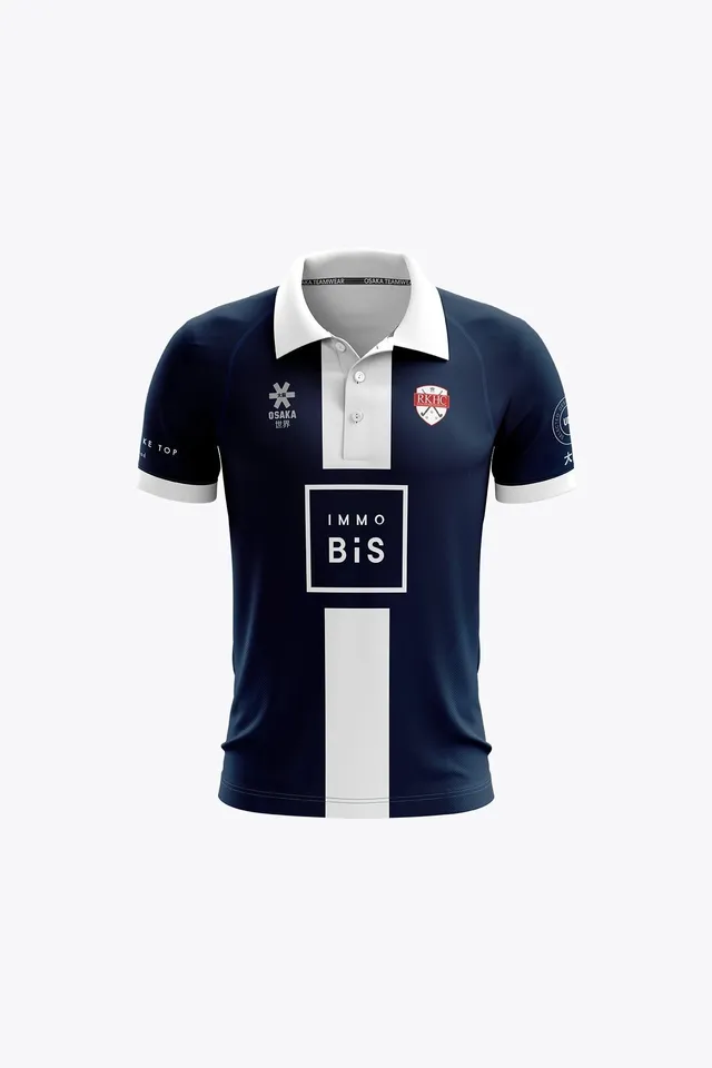 osaka-royal-knokke-hc-polo-jersey-kids-polo-hockey-navy image 1