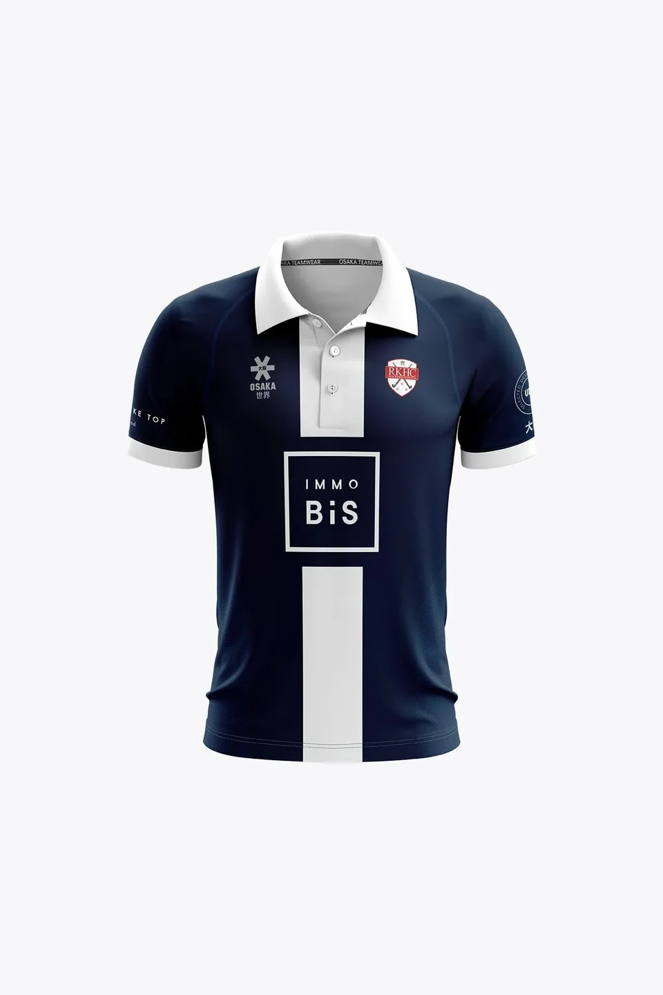 osaka-royal-knokke-hc-polo-jersey-kids-polo-hockey-navy image 1