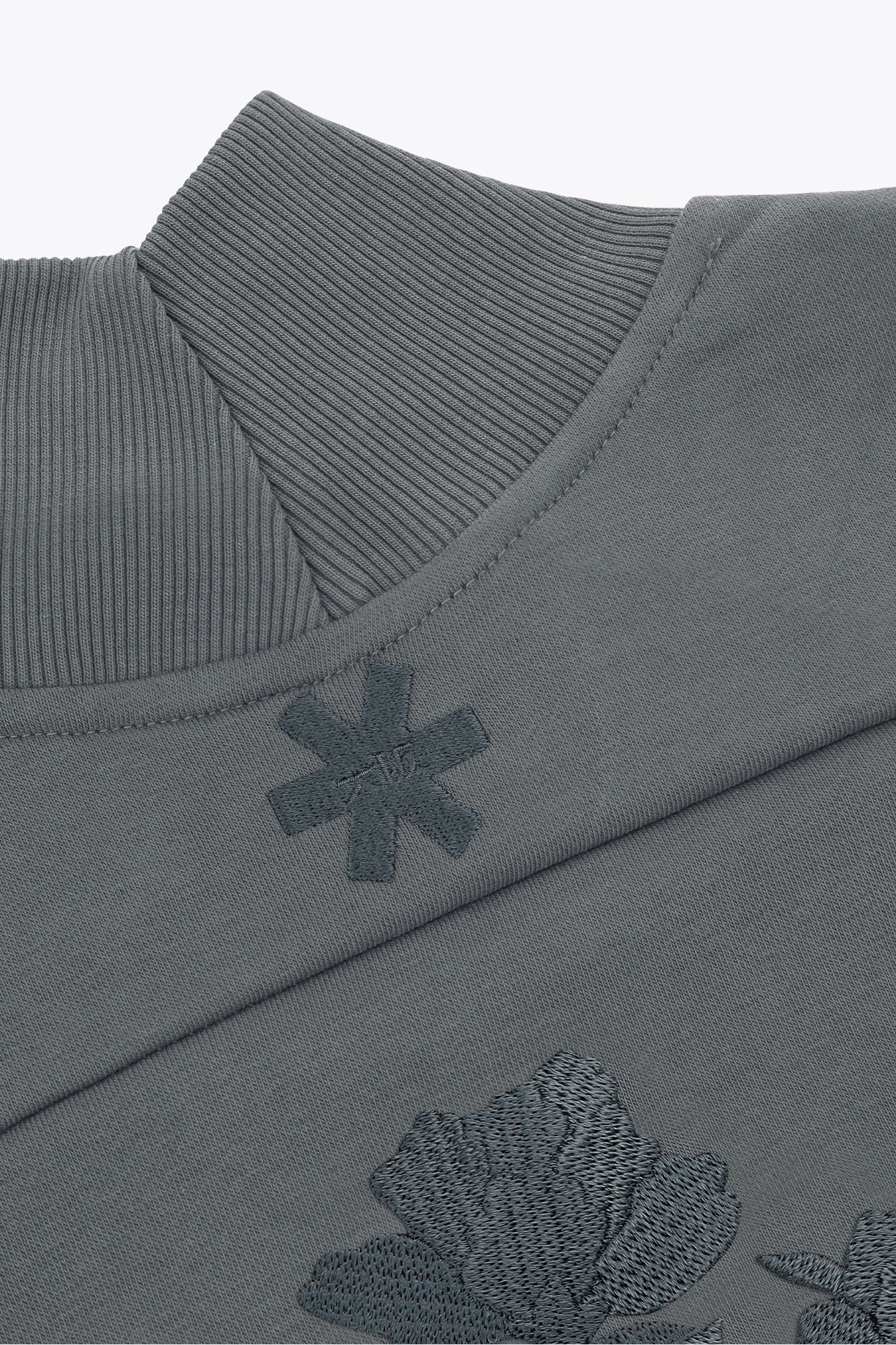 osaka-women-mockneck-sweater-felpa-collo-alto-donna-dark-grey-melange image 5