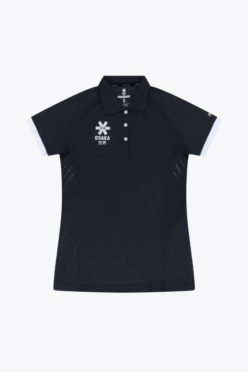 osaka-women-polo-jersey-polo-sportiva-donna-black image 1