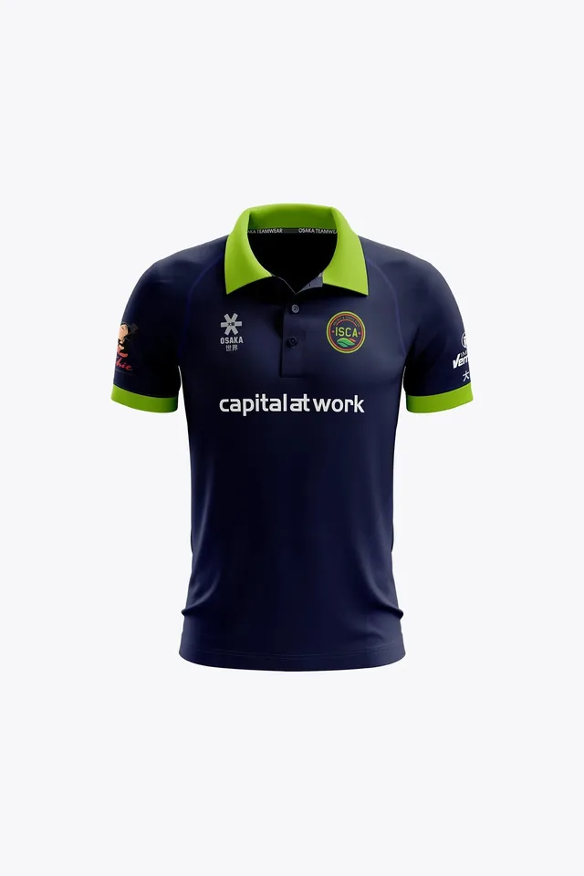 isca-kids-jersey-maglia-polo-club-navy image 1