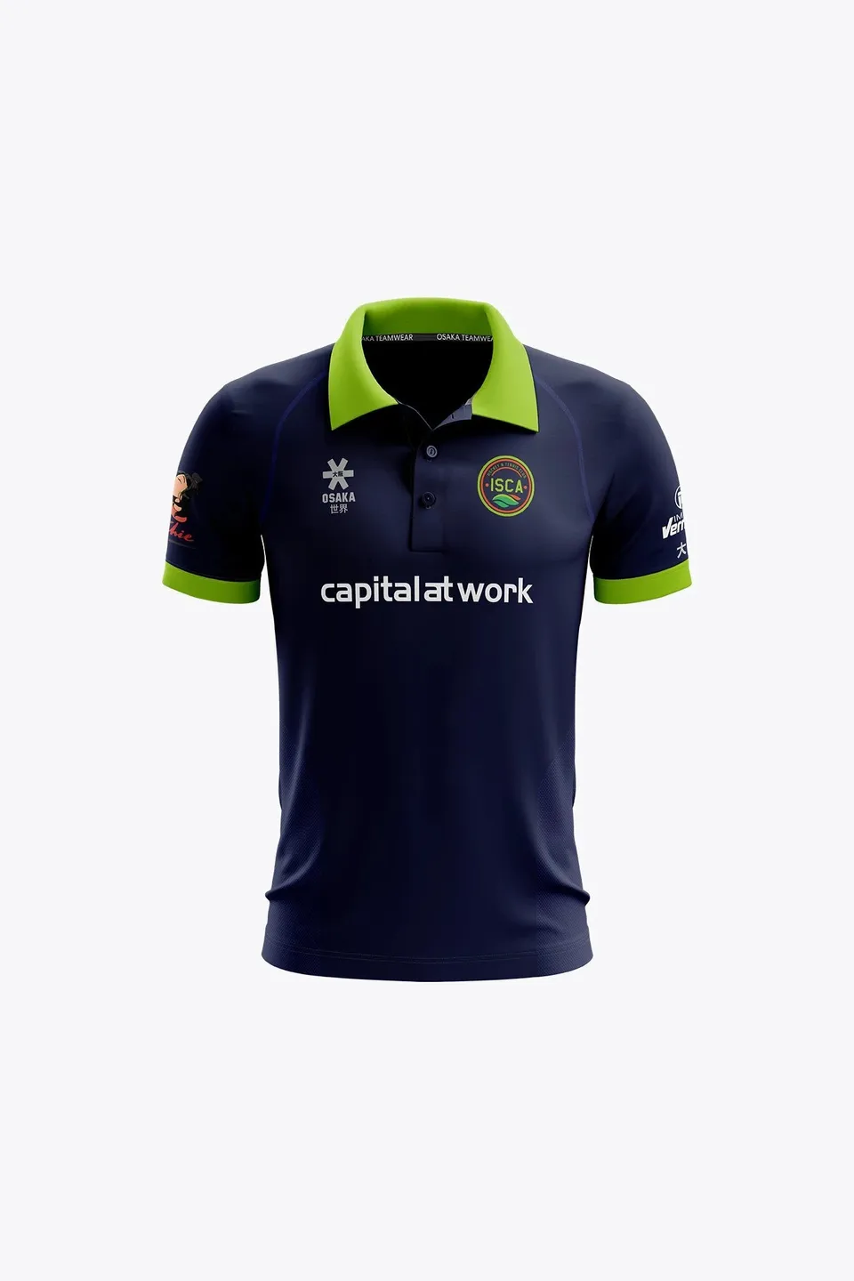 isca-kids-jersey-maglia-polo-club-navy image 1
