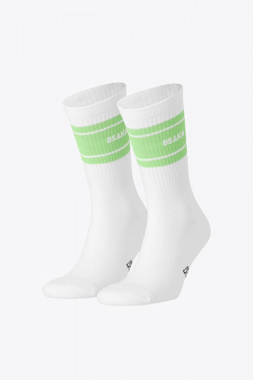 osaka-colourway-socks-duo-pack-calze-sportive-cream-jade image 1