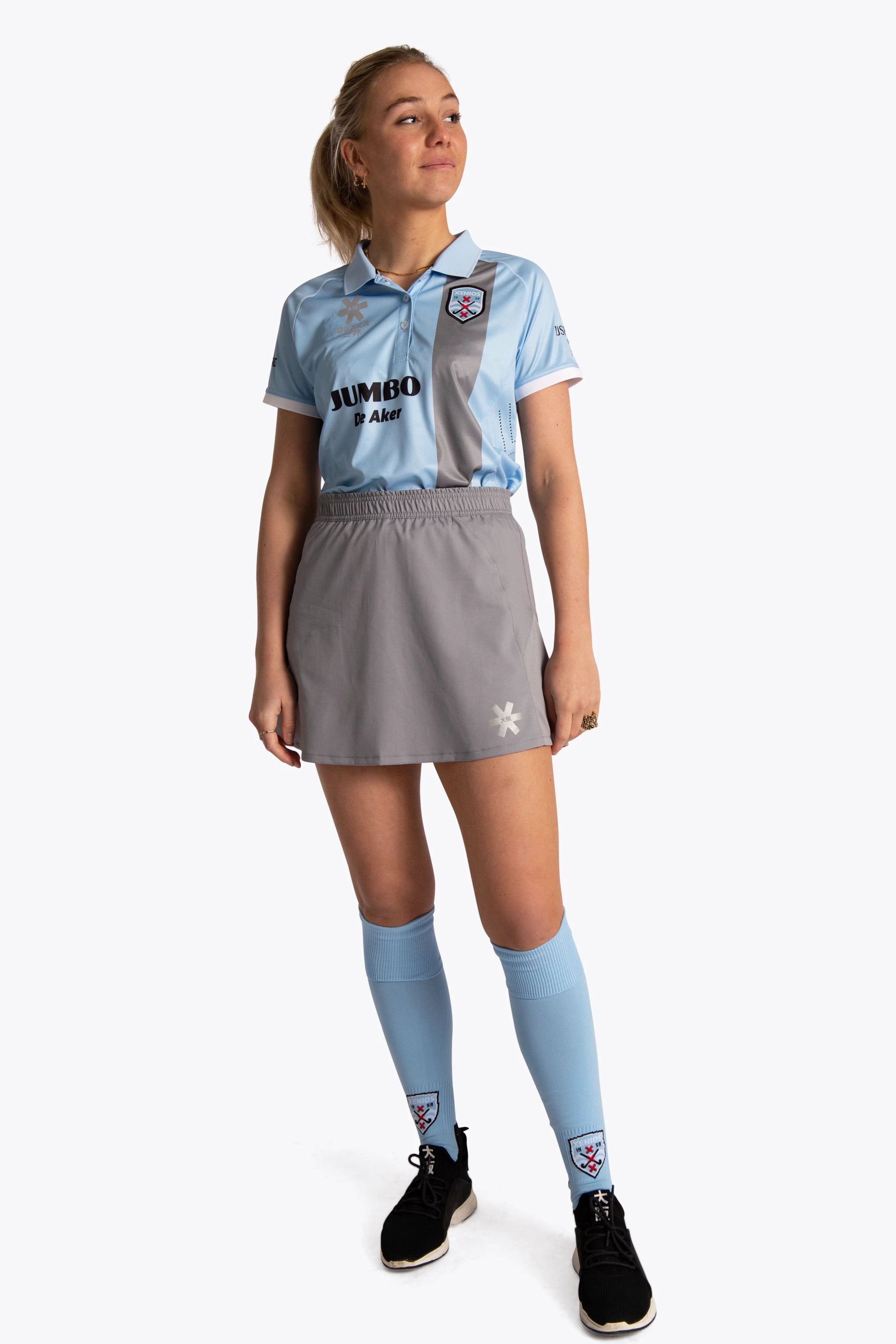 osaka-xenios-polo-jersey-donna-light-blue-grey image 5