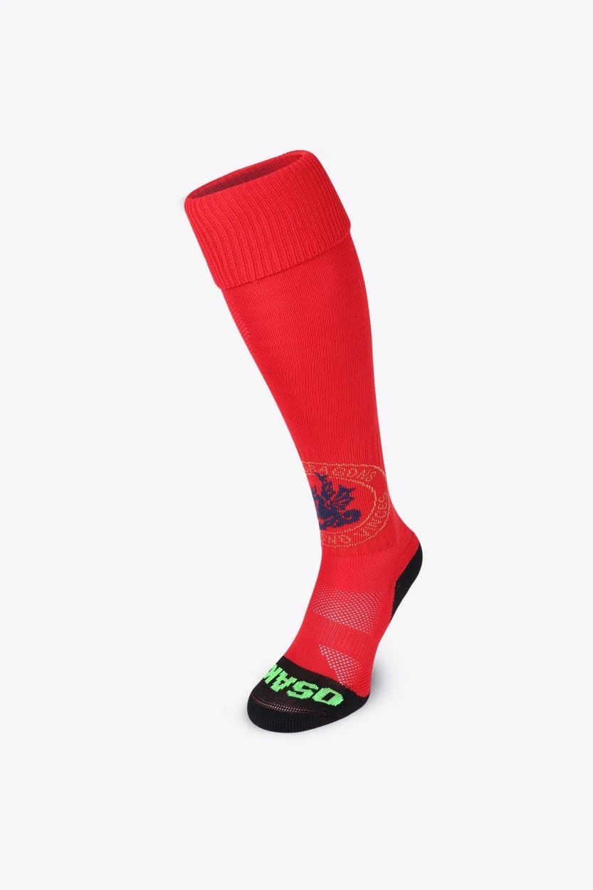 osaka-khc-dragons-field-hockey-socks-retro-edition-red image 1