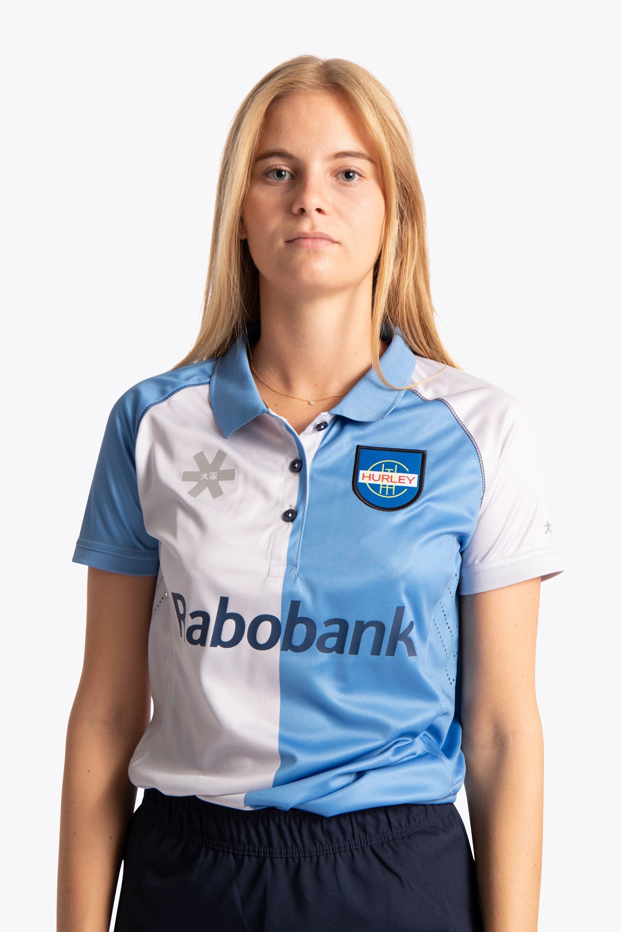 osaka-hurley-women-polo-jersey-sky-blue-grey image 3