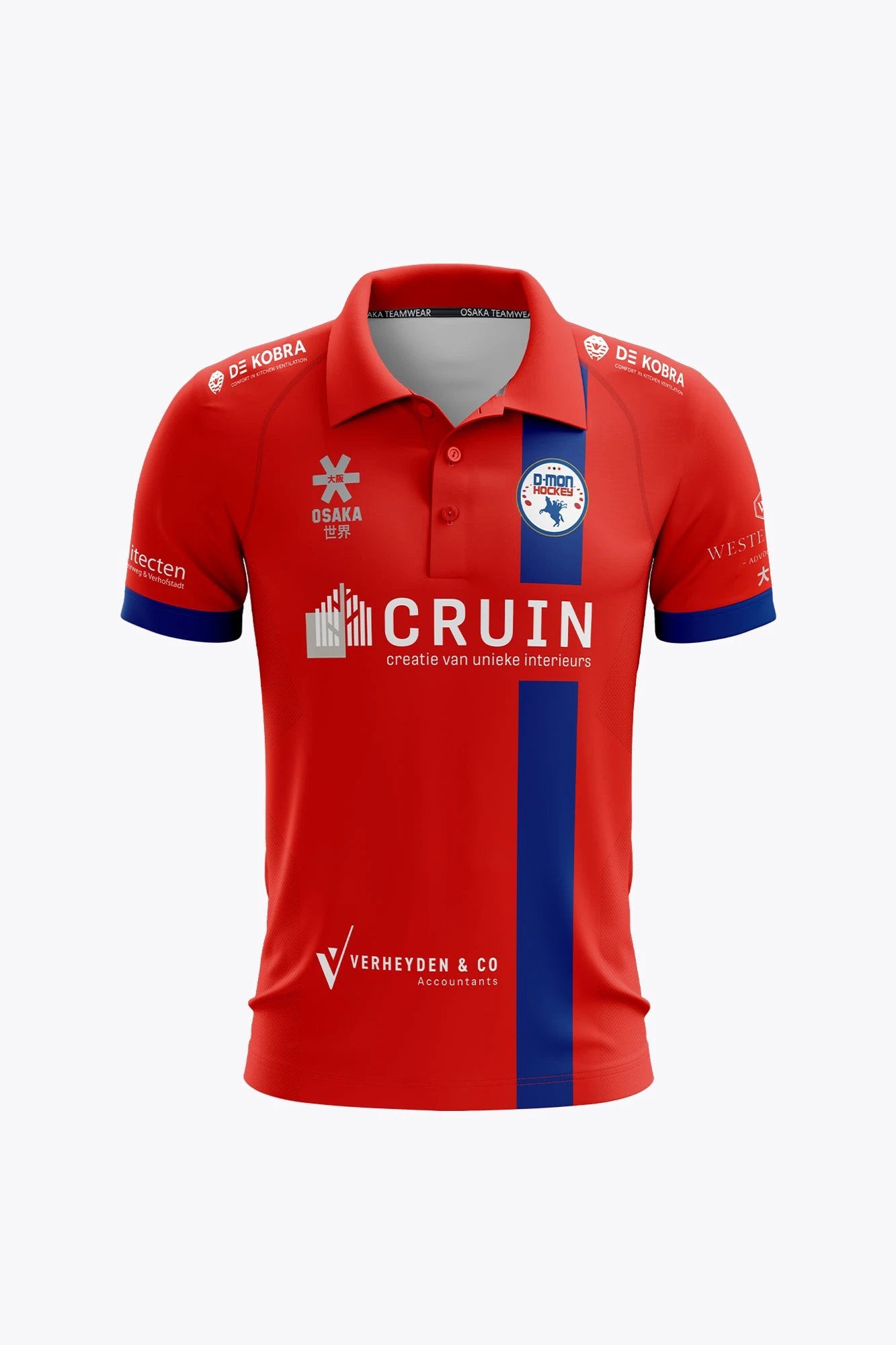 osaka-dendermonde-women-polo-jersey-polo-club-hockey-donna-red image 1