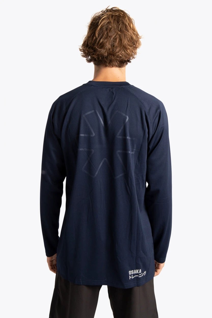 osaka-training-tee-long-sleeve-uomo-navy image 4