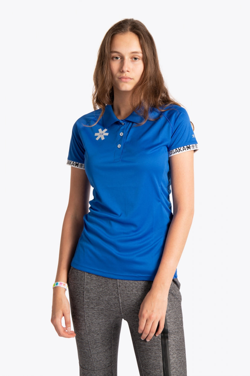 osaka-women-polo-jersey-royal-blue-polo-sportiva-donna image 3