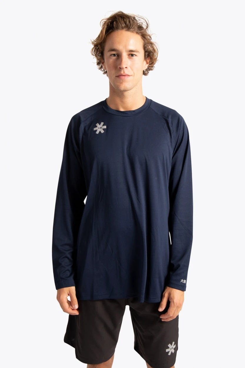 osaka-training-tee-long-sleeve-uomo-navy image 2