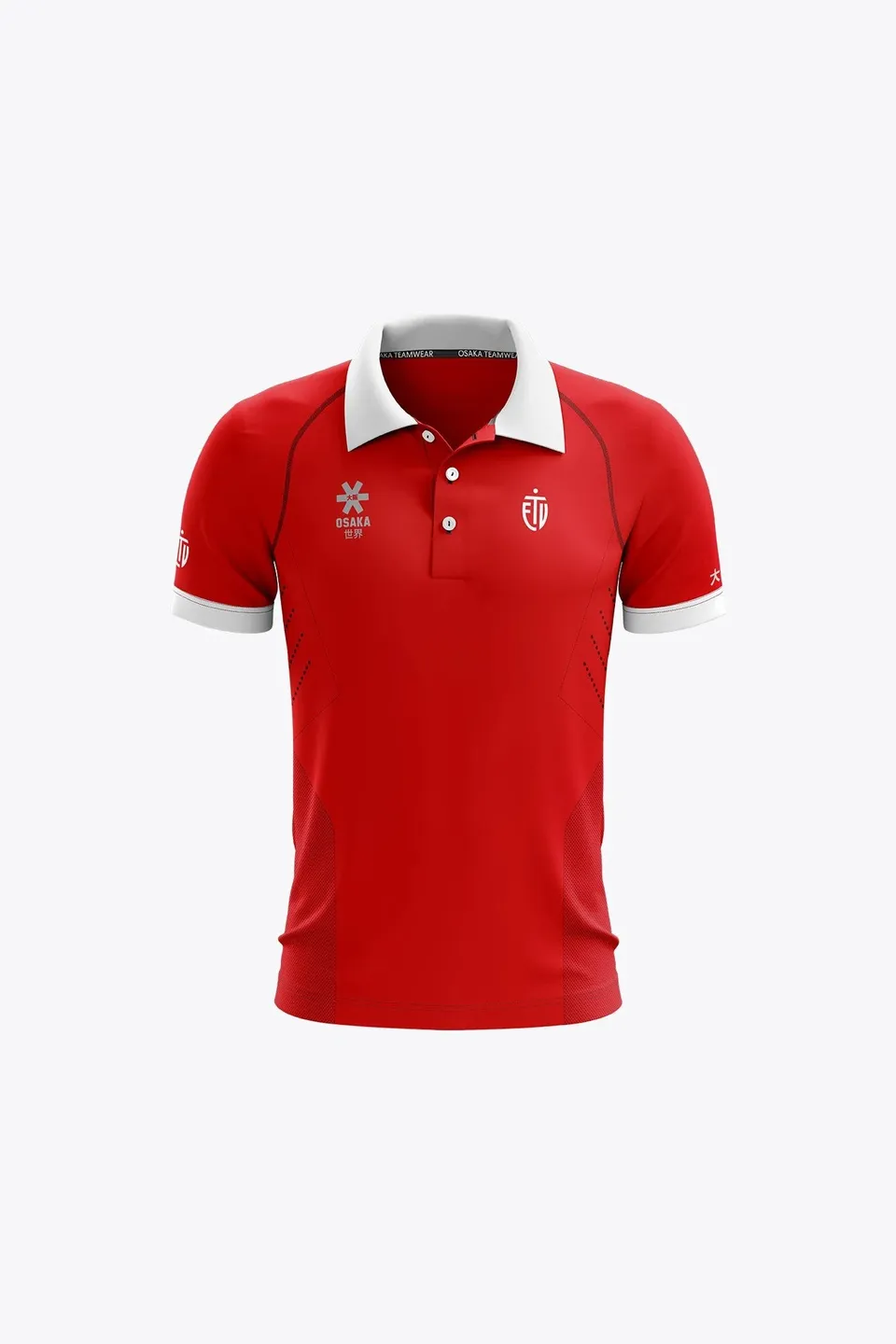 osaka-etv-kids-polo-jersey-red-polo-bambino image 1