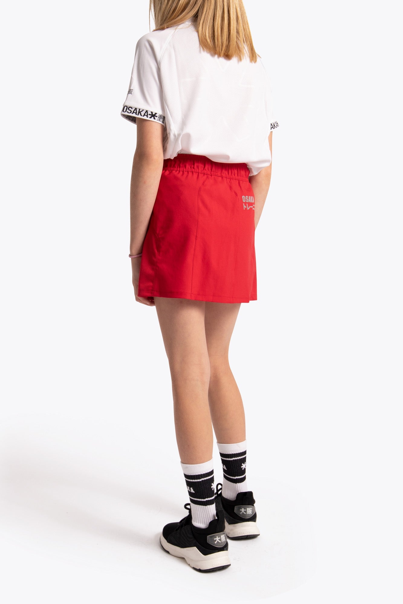 osaka-kids-training-skort-gonna-pantaloncino-bambina-rosso image 4