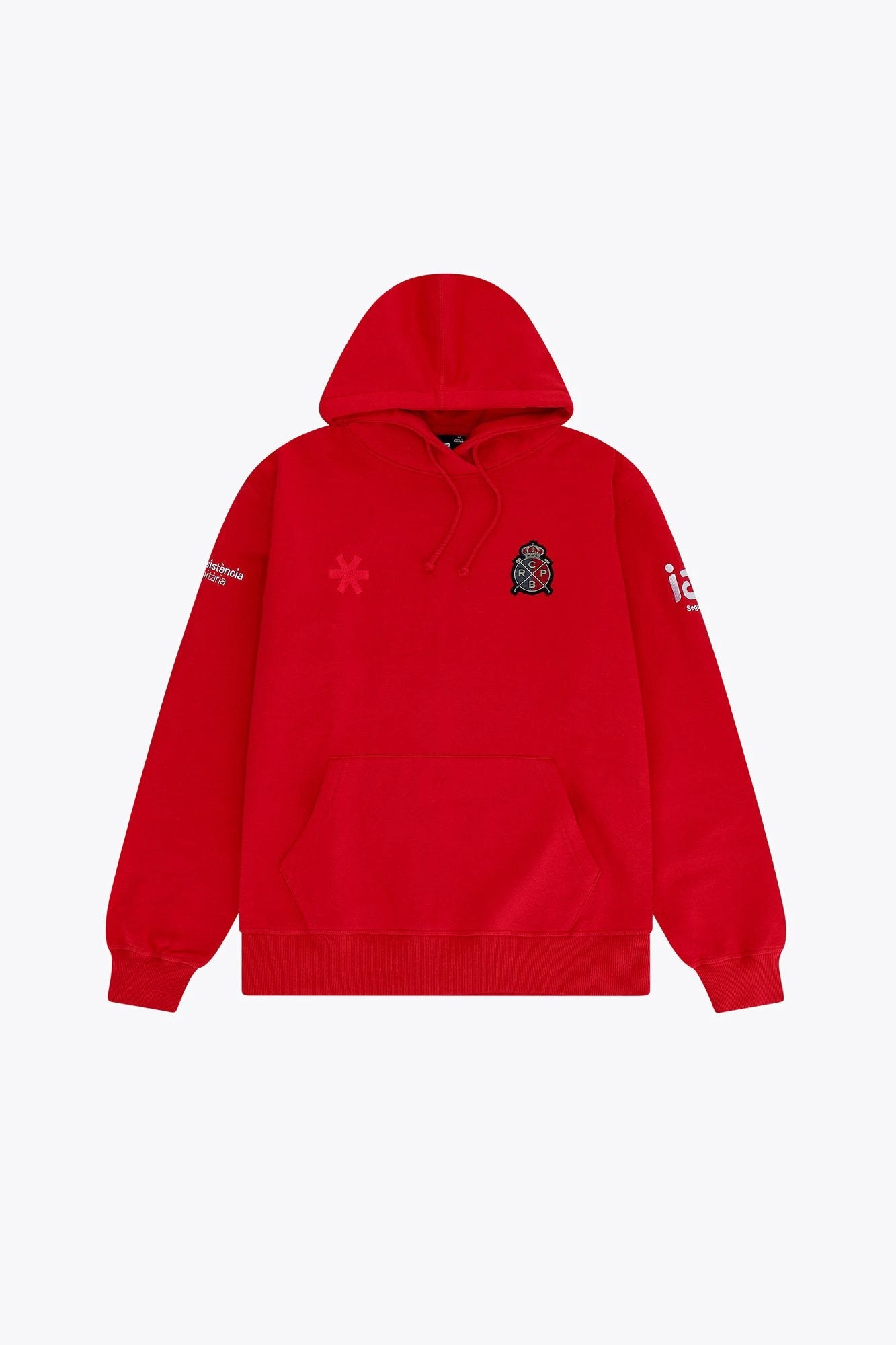 osaka-rc-polo-kids-hoodie-basic-felpa-cappuccio-bambino-rossa image 1