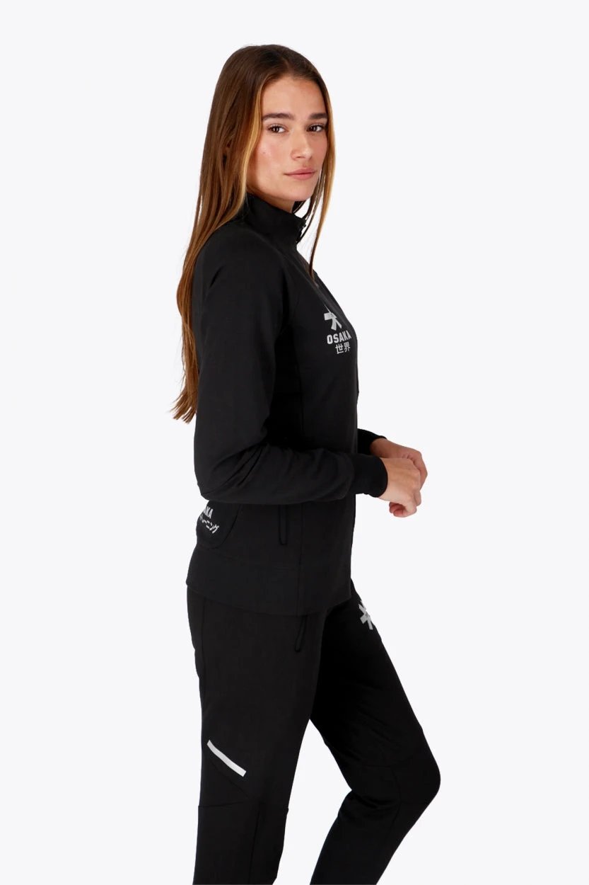 osaka-women-track-top-giacca-full-zip-black image 4