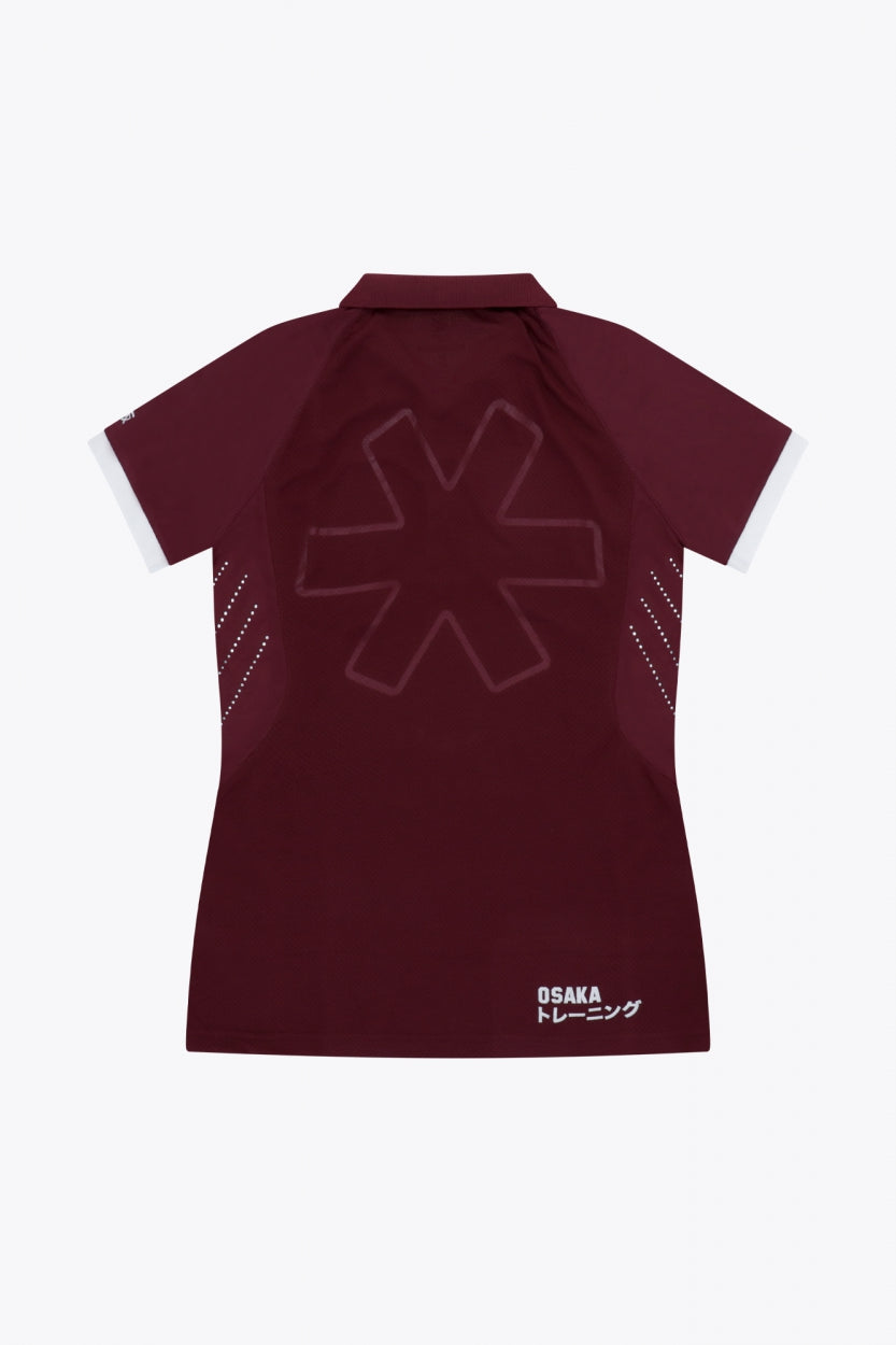 osaka-women-polo-jersey-donna-bordeaux image 2
