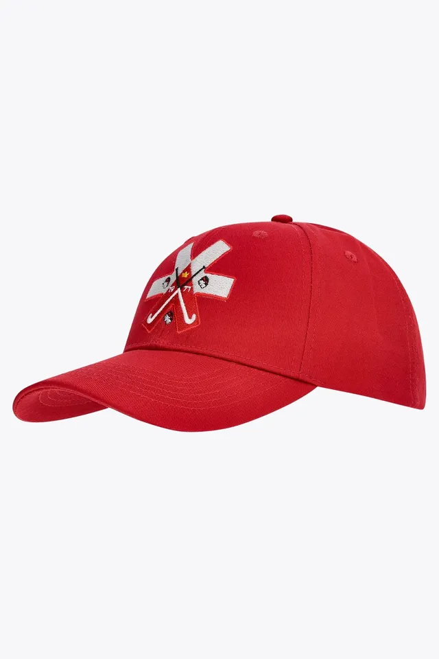 linkebeek-fan-cap-cappellino-baseball-club-red image 1