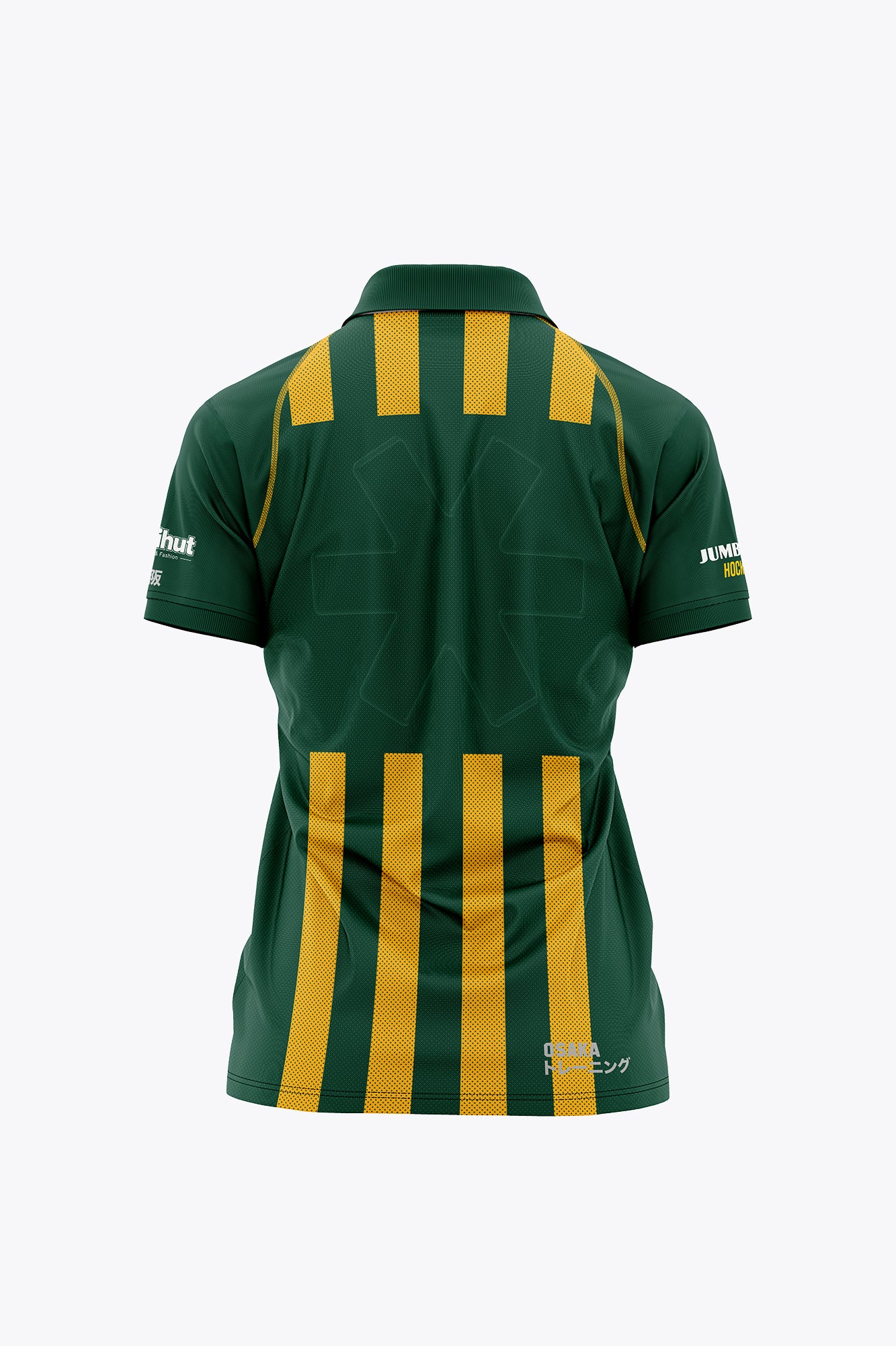 osaka-hdm-polo-jersey-donna-verde-giallo image 2