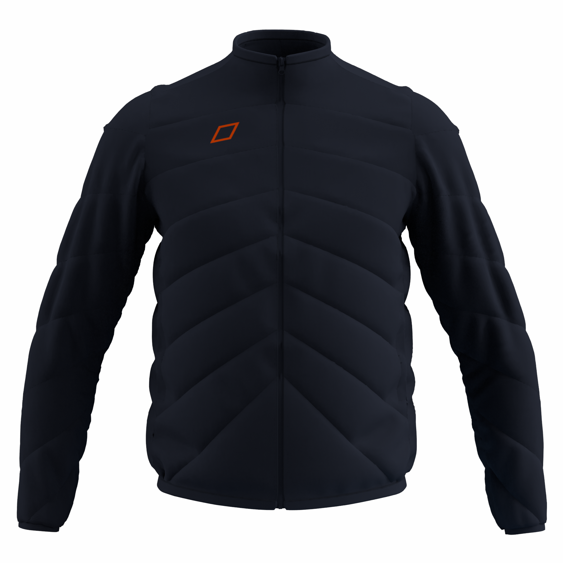 grays-performance-full-zip-jacket-giacca-imbottita-hockey-prato-nero-navy image 7