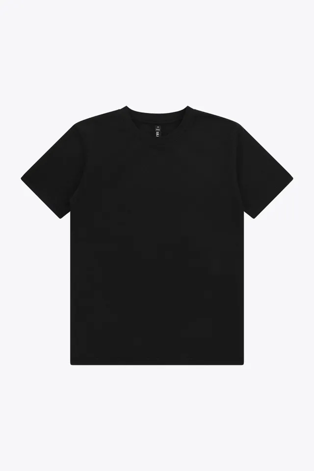 osaka-unisex-tee-basic-t-shirt-cotone-black image 1