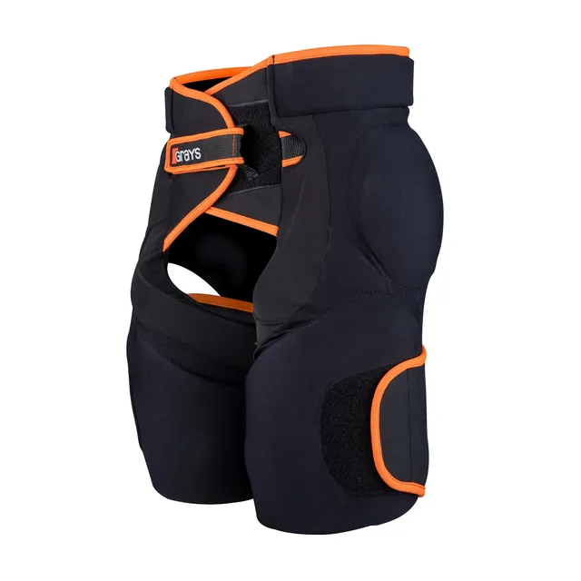 grays-elite-padded-shorts-portiere-nero-arancione image 1