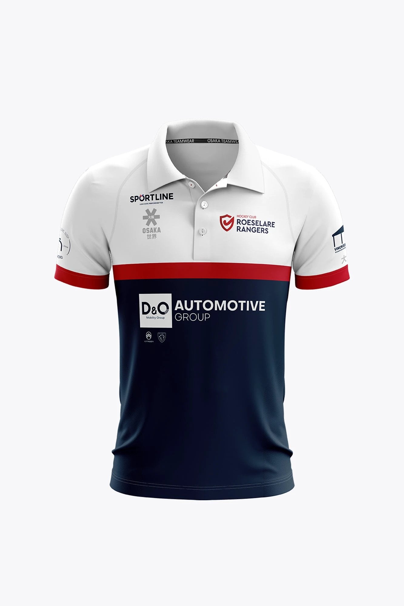osaka-polo-jersey-roeselare-rangers-donna-bianco-navy image 1