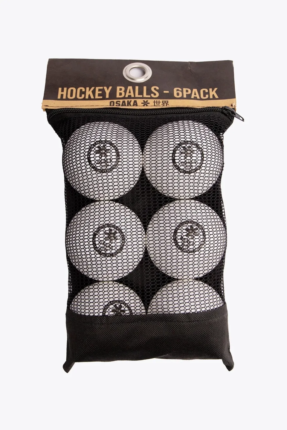 osaka-field-hockey-balls-6-pack-palline-hockey-prato-bianche image 1