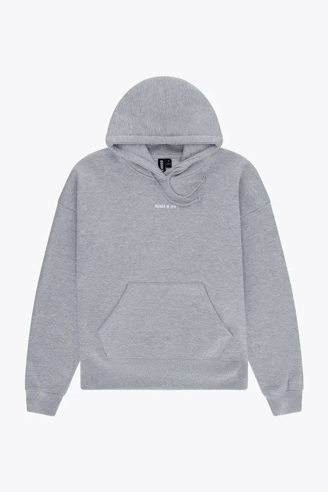 osaka-women-hoodie-shibui-felpa-donna-grigio-chin image 1