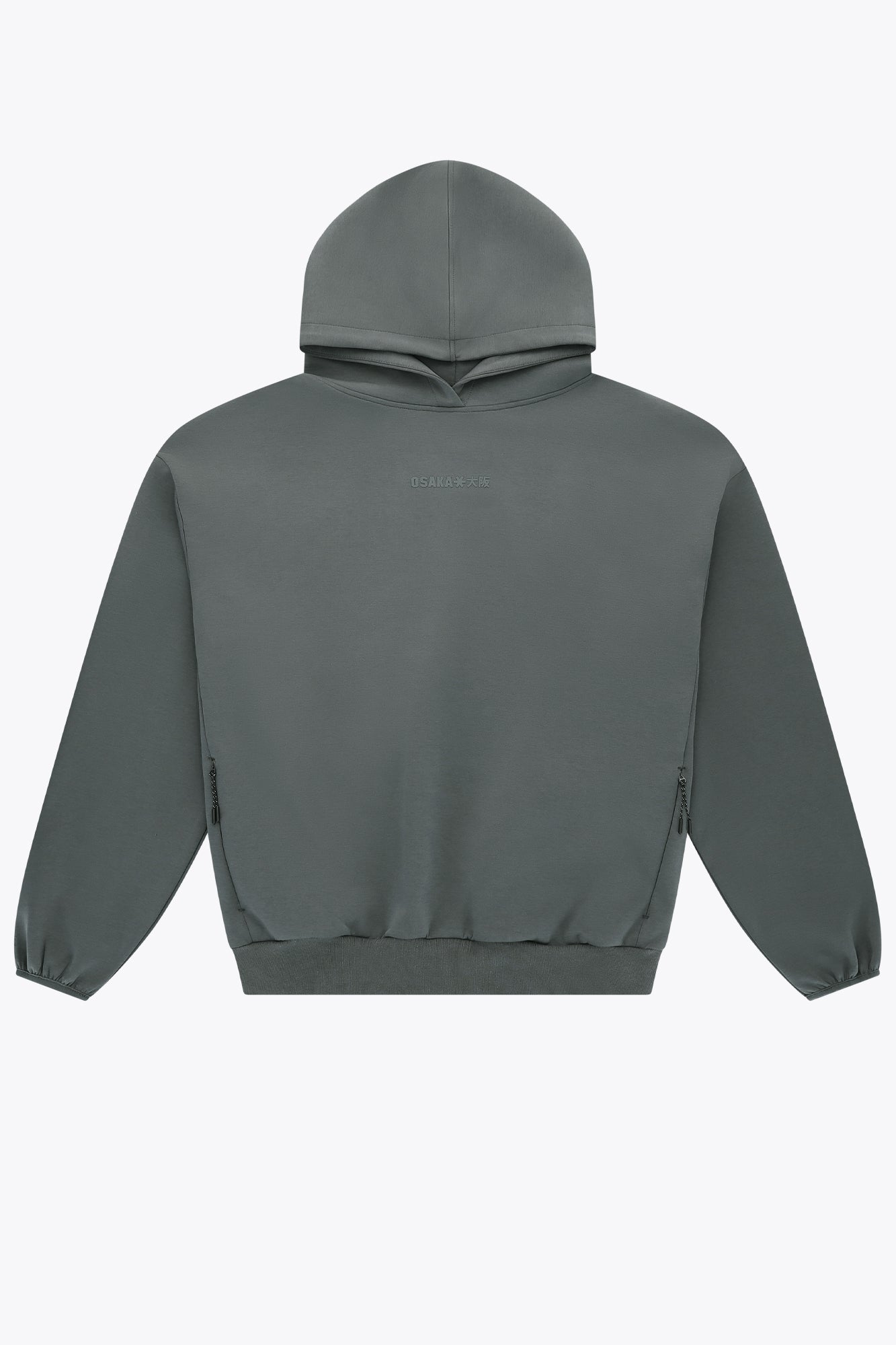 osaka-unisex-hoodie-neo-knit-felpa-dark-grey-melange image 1