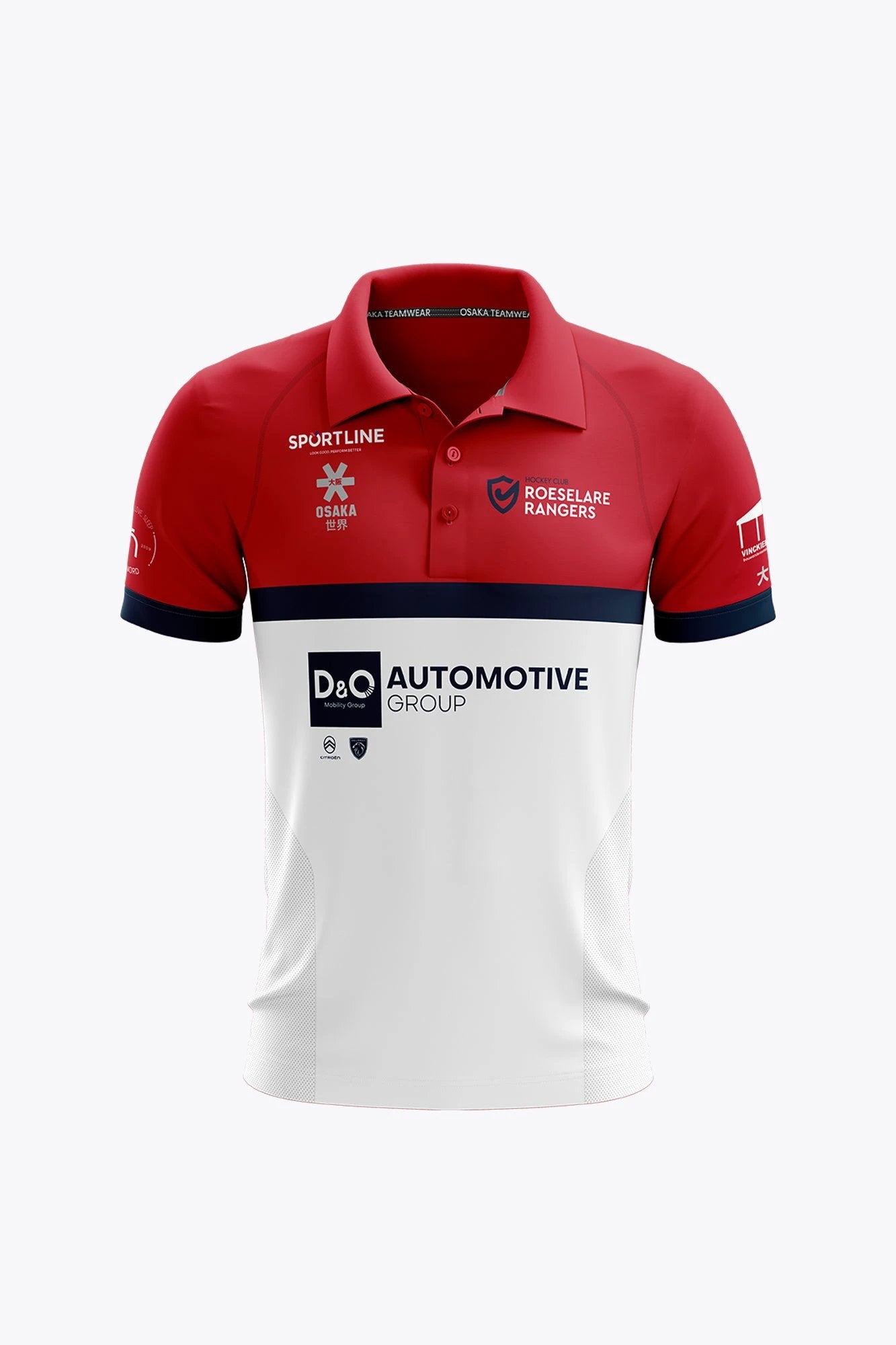 osaka-roeselare-rangers-polo-jersey-uomo-red-white image 1