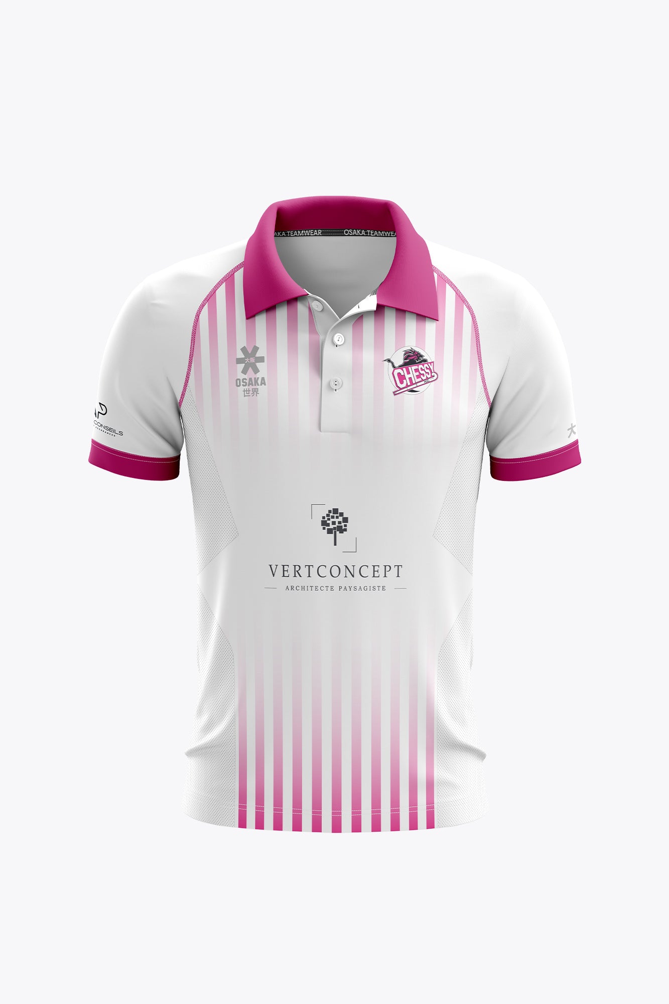 osaka-hc-chessy-men-polo-jersey-white image 1