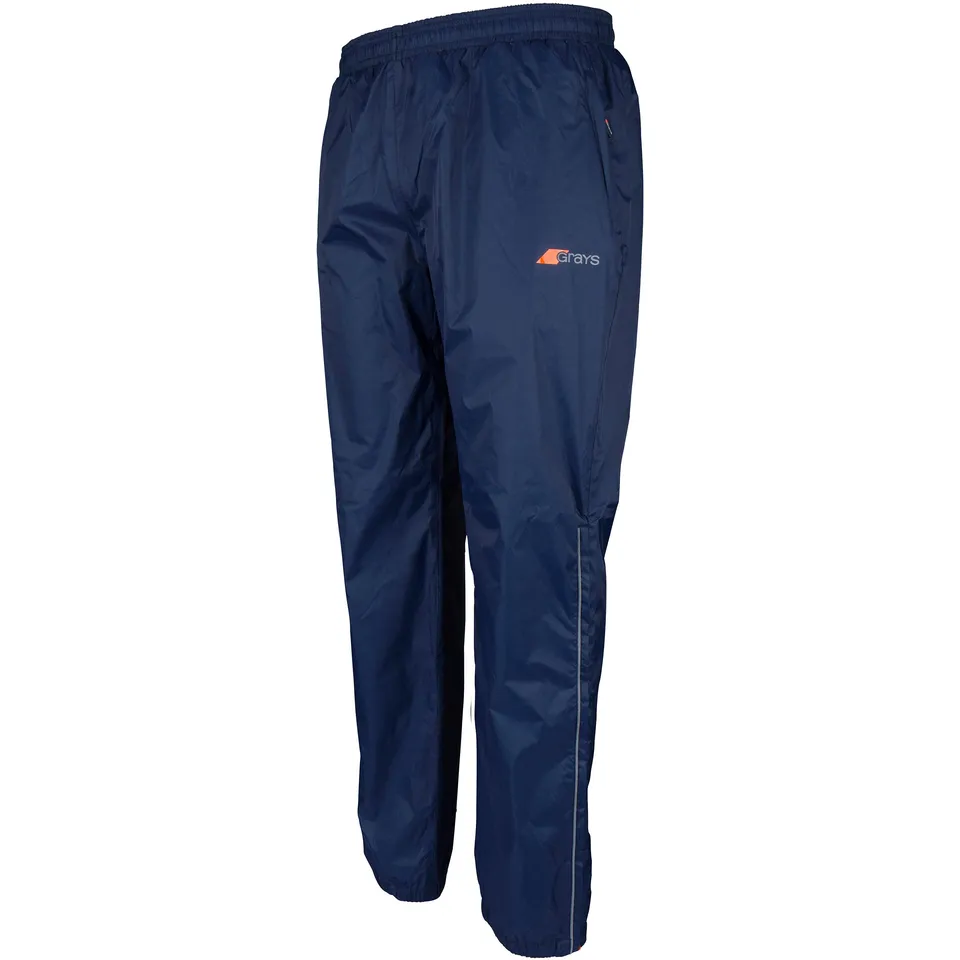 grays-arc-rain-trousers-junior-pantaloni-antipioggia-hockey-blu-navy image 1