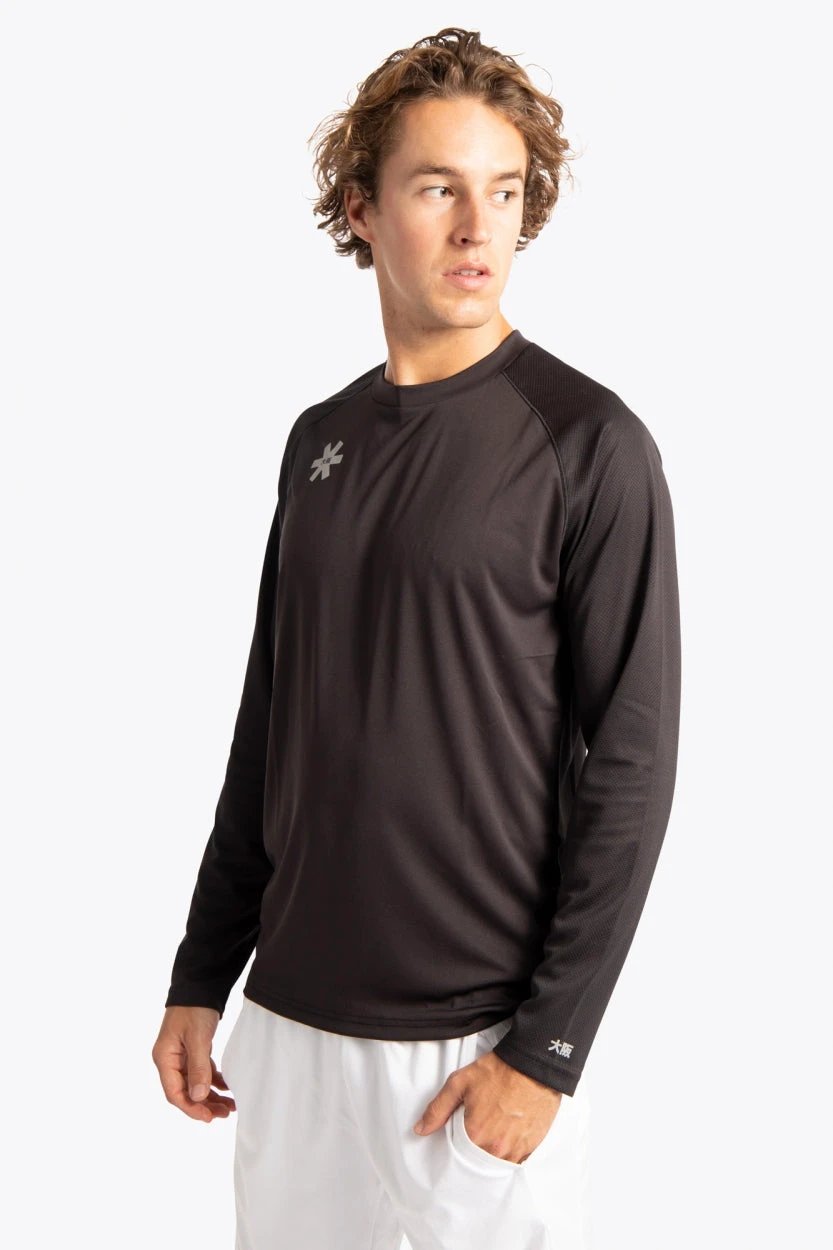 osaka-men-training-tee-long-sleeve-black-maglia-allenamento-manica-lunga-uomo image 5