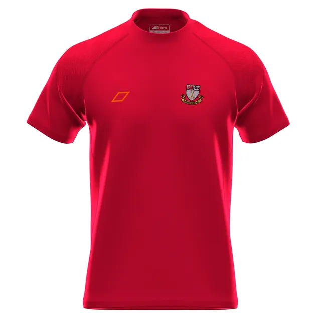 grays-worcester-hc-senior-maglia-training-gts-manica-corta-rossa image 1