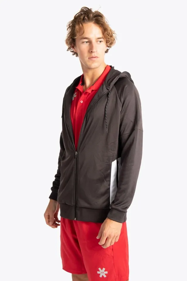 osaka-men-training-zip-hoodie-felpa-con-zip-uomo-black image 1