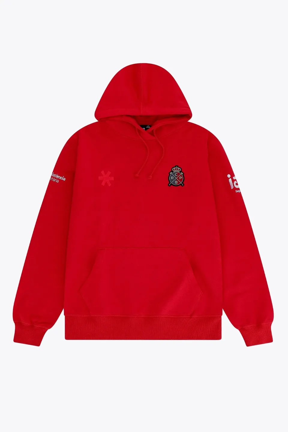 rc-polo-x-osaka-unisex-hoodie-basic-felpa-con-cappuccio-red image 1