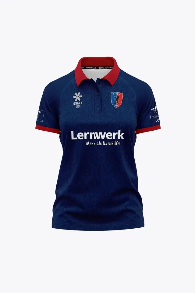 osaka-berlin-kids-girls-polo-jersey-navy-polo-hockey-bambina image 1