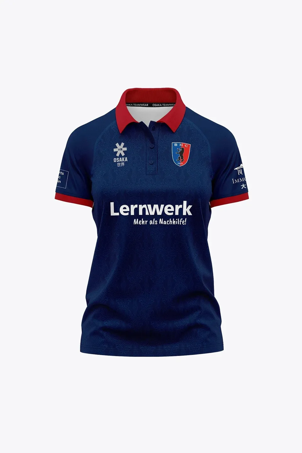 osaka-berlin-kids-girls-polo-jersey-navy-polo-hockey-bambina image 1