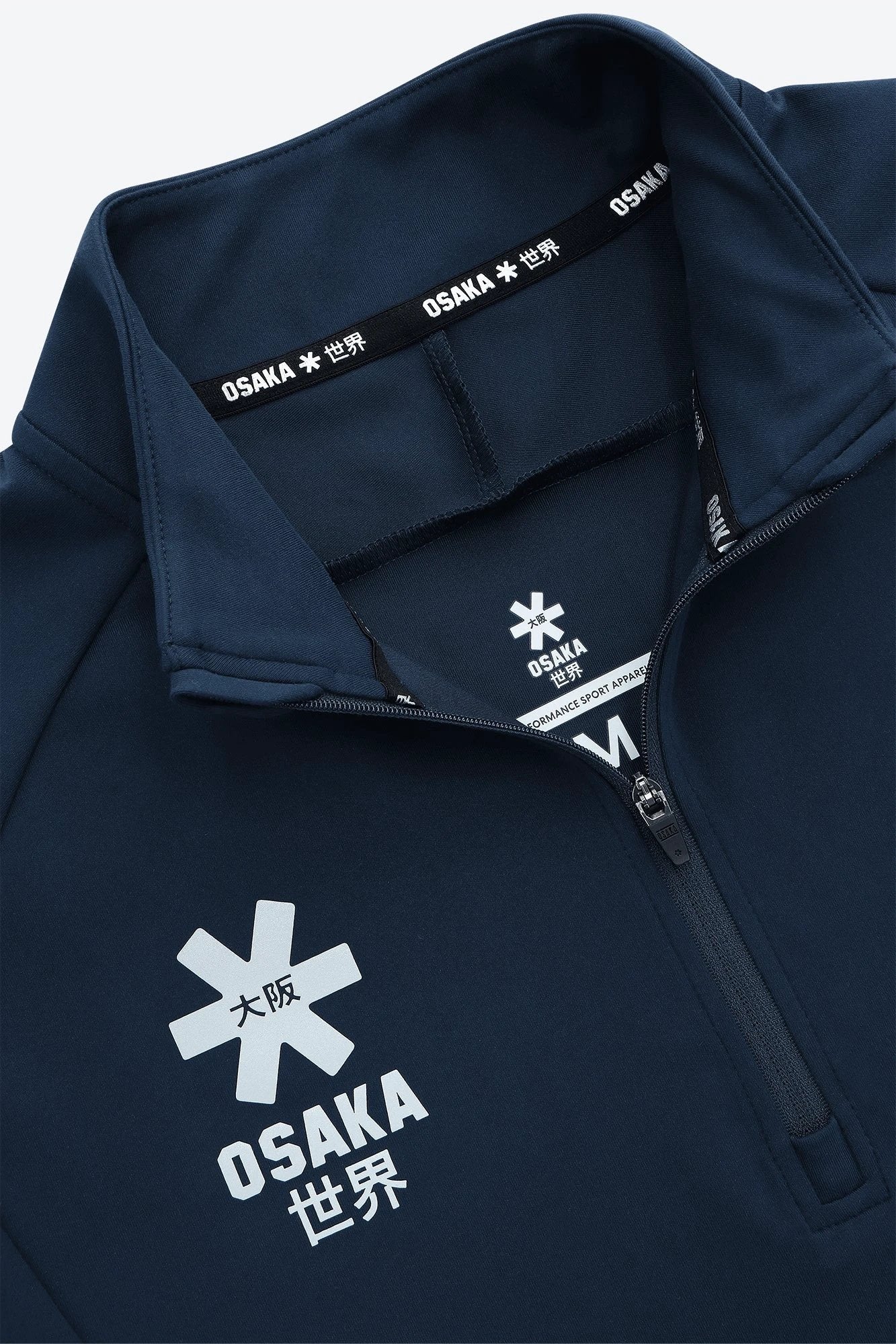 osaka-men-half-zip-sweater-felpa-mezza-zip-navy image 3