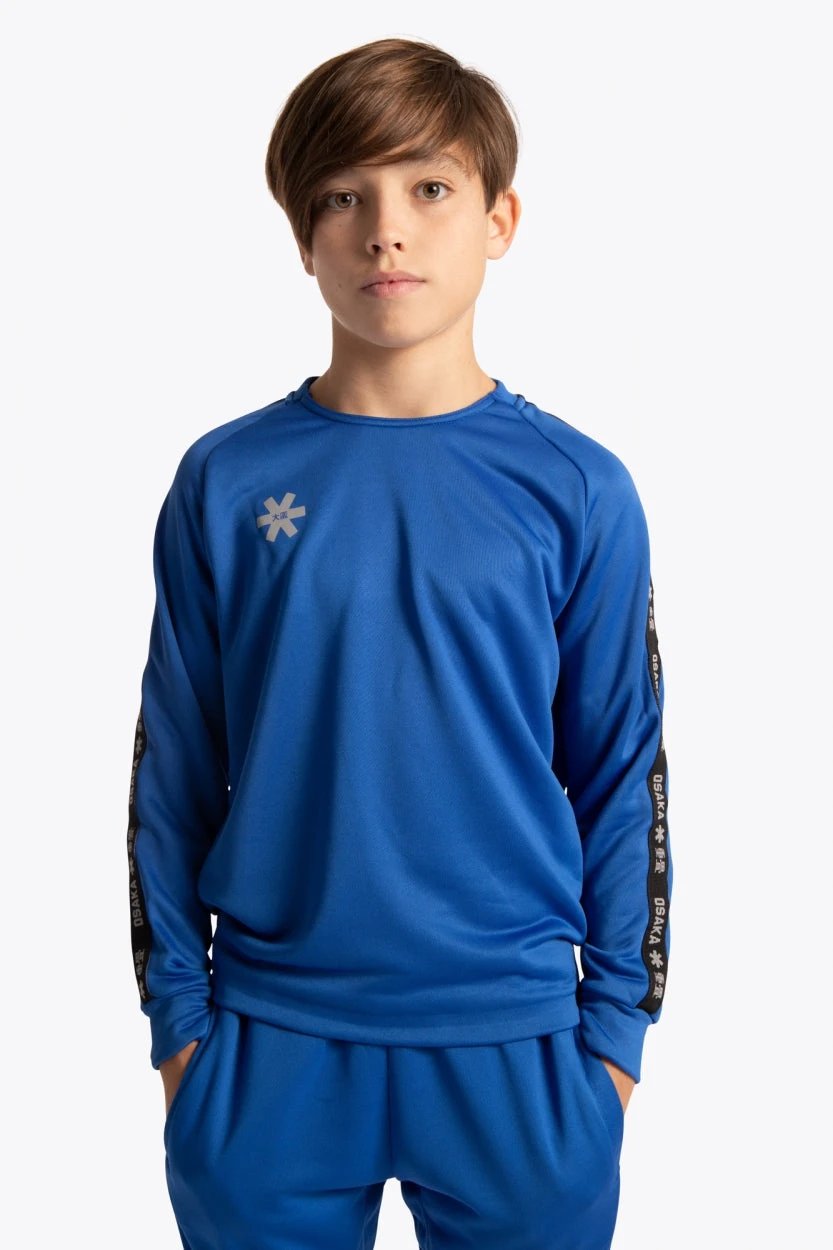 osaka-kids-training-sweater-royal-blue image 2