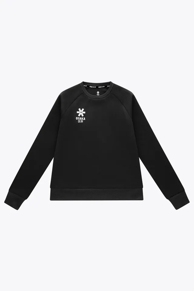 osaka-women-training-sweater-pro-felpa-tecnica-donna-nera image 1