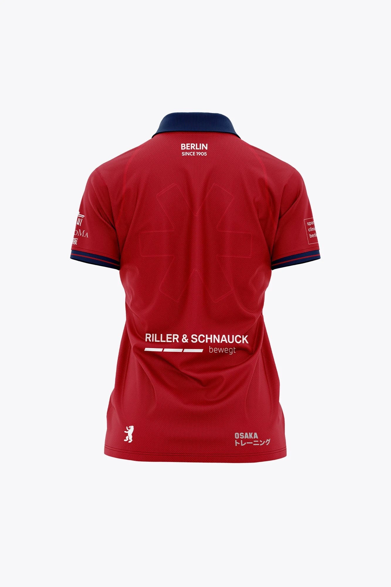 osaka-berlin-kids-girls-polo-jersey-polo-bambina-rossa image 2