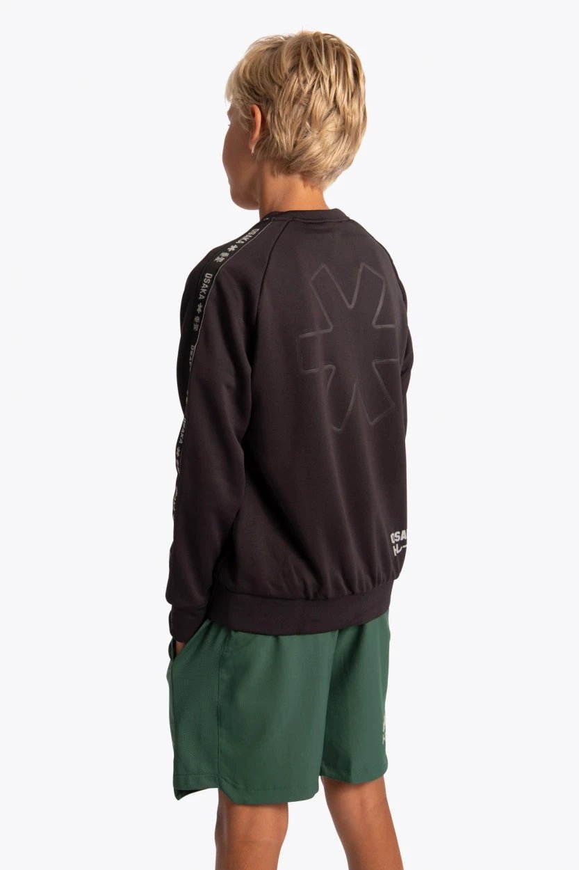 osaka-kids-training-sweater-felpa-bambino-black image 2