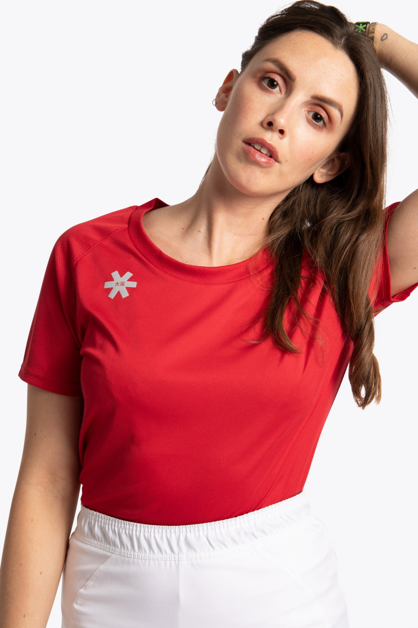 osaka-women-training-tee-red-maglia-training-donna image 3