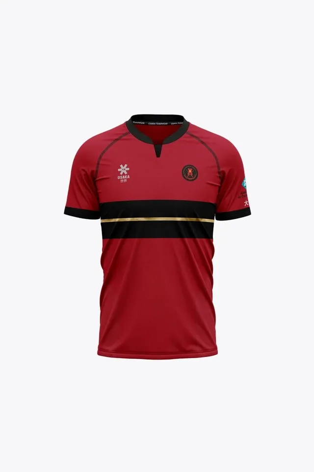 osaka-castelldefels-kids-jersey-retro-edition-maglia-rosso image 1