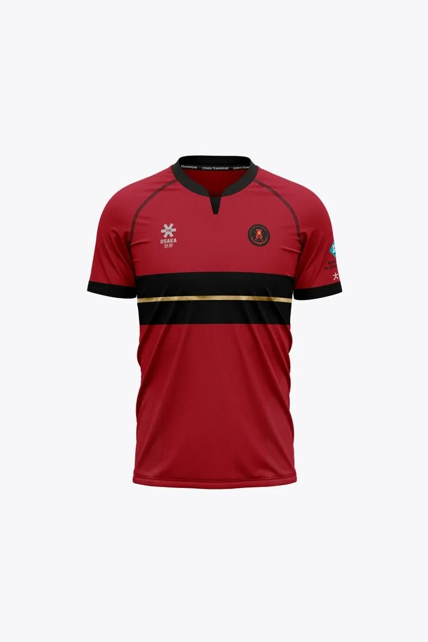osaka-castelldefels-kids-jersey-retro-edition-maglia-rosso image 1